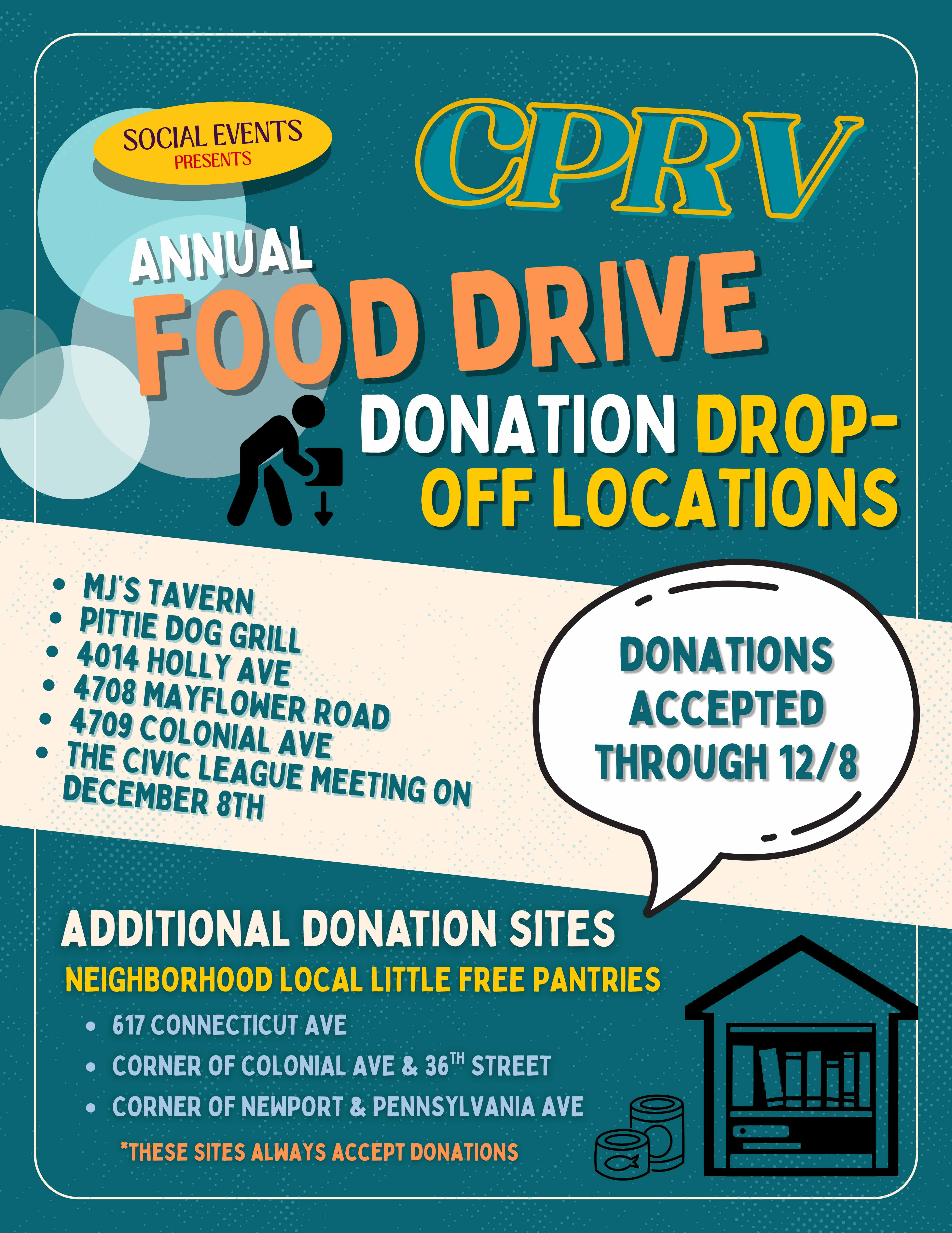 CPRV NOVEMBER 2025 FOOD DRIVE - Purple and Orange Modern Fall Lawn Cleanup Flyer (3)